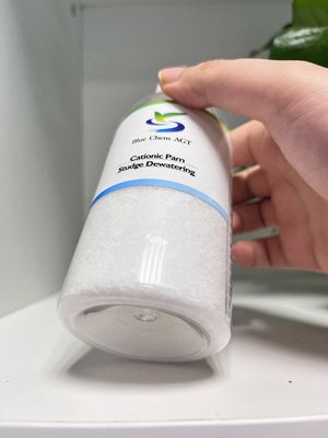 Cationic Polyacrylamide CPAM স্লাজ ডিওয়াটারিং কেমিক্যাল ফ্লোকুল্যান্ট ড্রিংকিং ওয়াটার ট্রিটমেন্ট