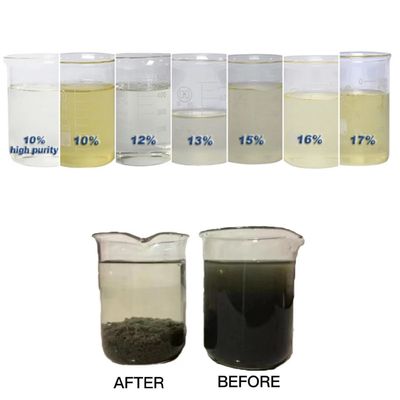 পানীয় জলের চিকিত্সা Pac হালকা স্বচ্ছ তরল 10%